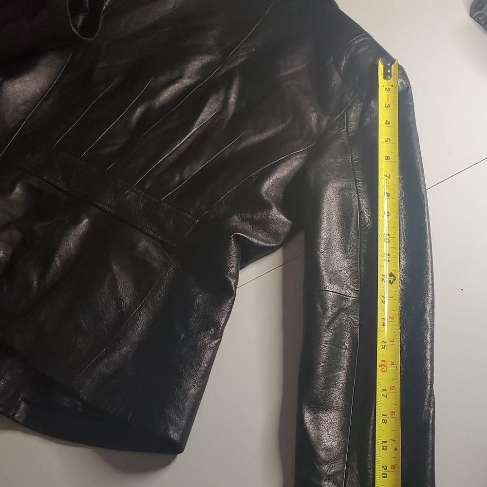 The Limited Brand vintage Y2K 90s leather blazer - Picture 14 of 15